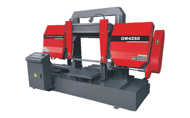 横县GW4250双柱龙门卧式带锯床